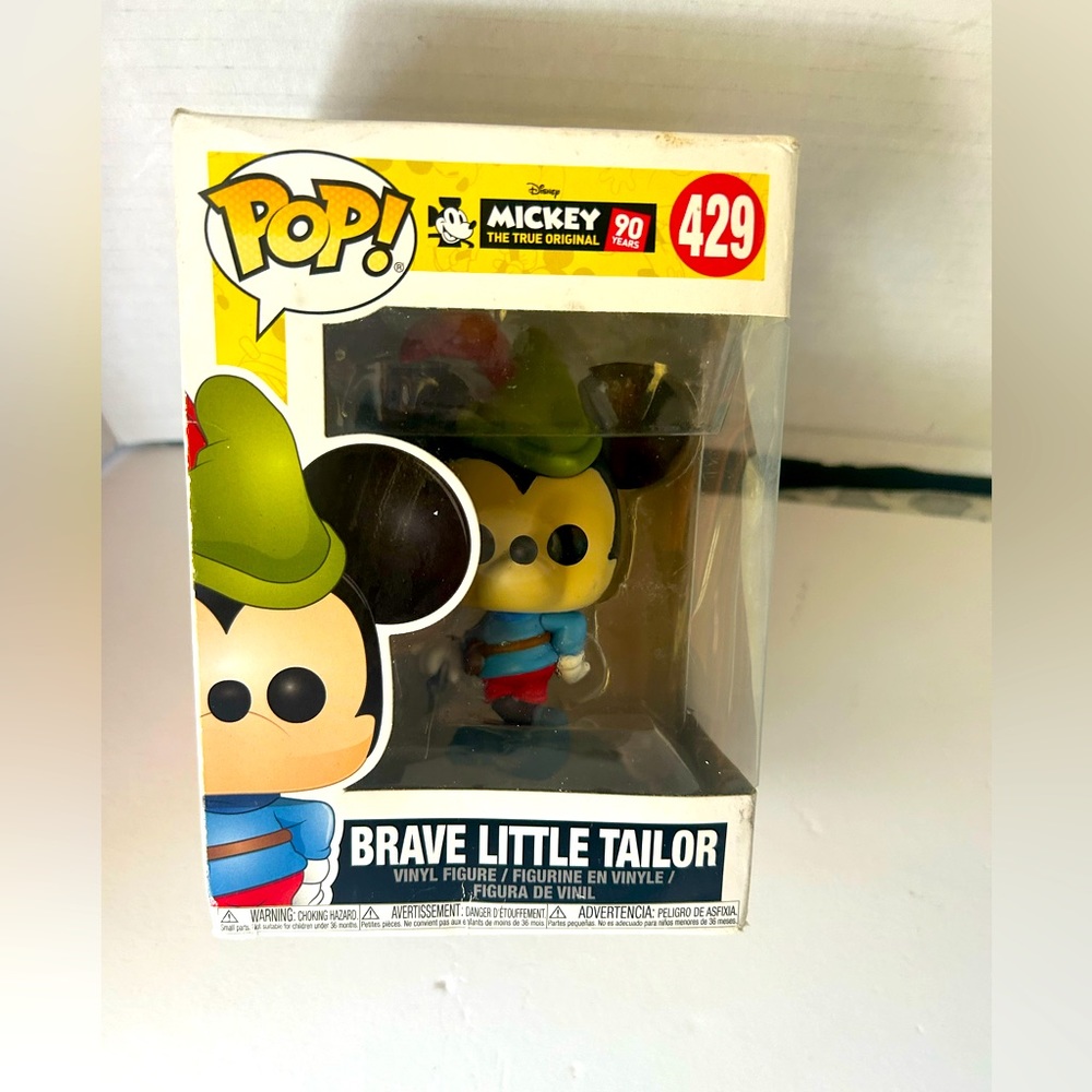 Funko Pop Disney: Mickey Mouse 90Th Brave Little Tailor 429